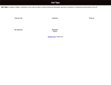 Tablet Screenshot of hottops.com